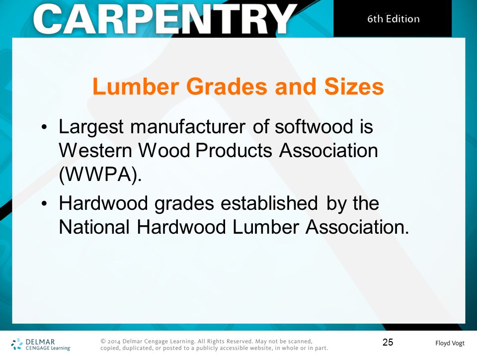 Lumber Grades and Sizes