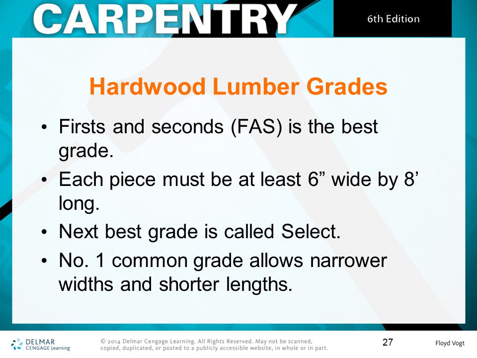 Hardwood Lumber Grades