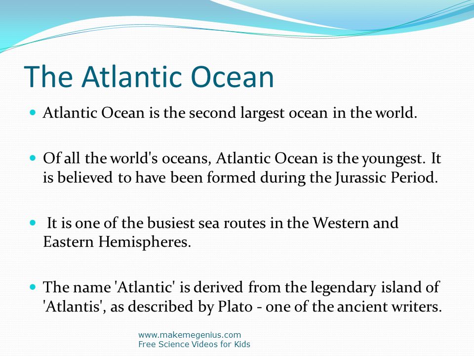 Atlantic Ocean Facts and Characteristics - Science4Fun