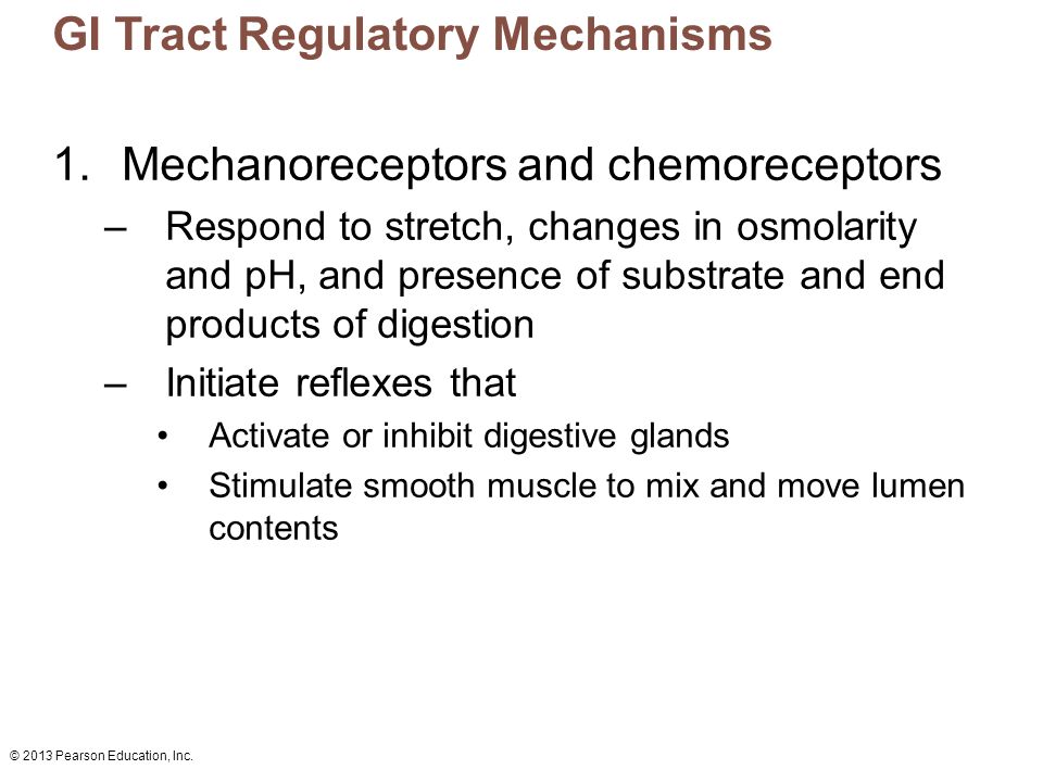 GI Tract Regulatory Mechanisms