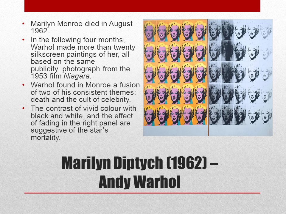 Marilyn Diptych (1962) – Andy Warhol
