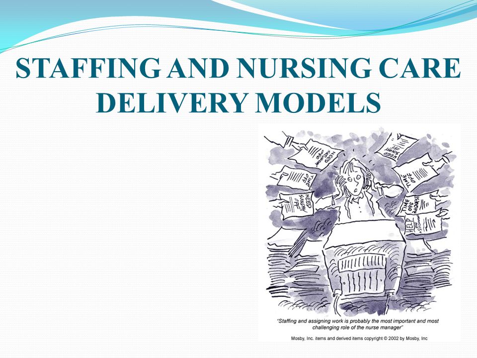 STAFFING AND NURSING CARE DELIVERY MODELS - Ppt Video Online Download