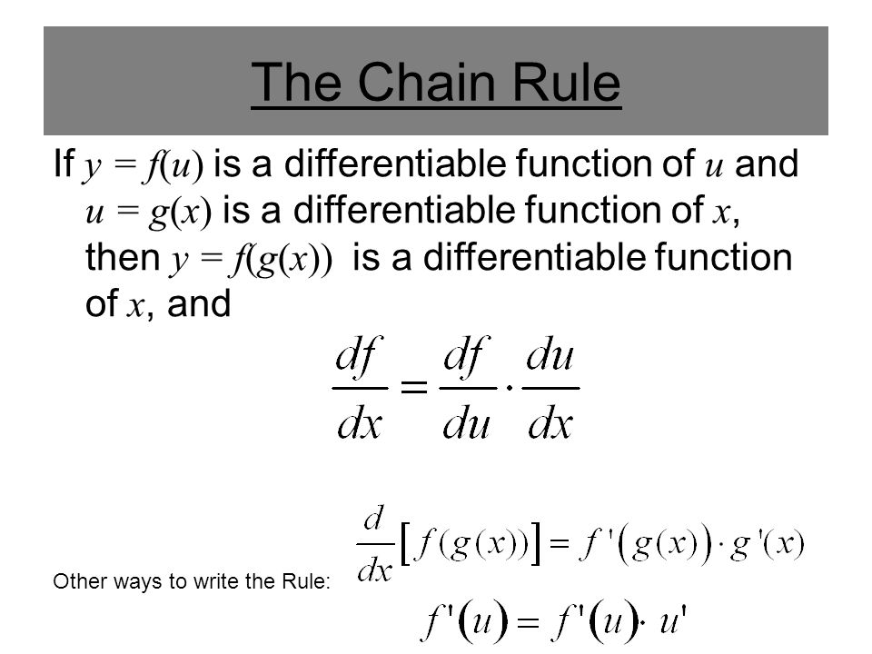 Section 2 4 The Chain Rule Ppt Video Online Download Section 2 4 The Chain Rule Ppt Video Online Download