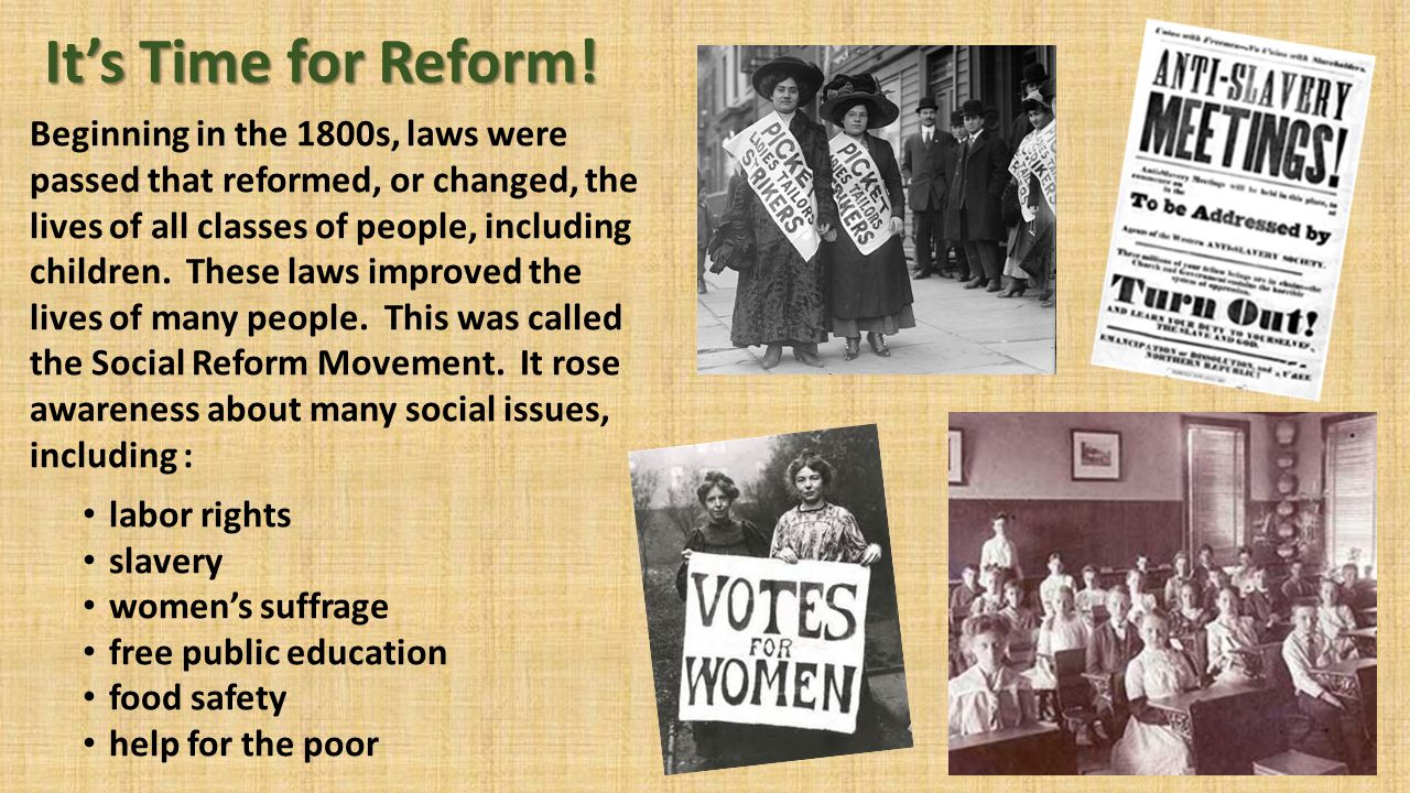 It’s Time for Reform!