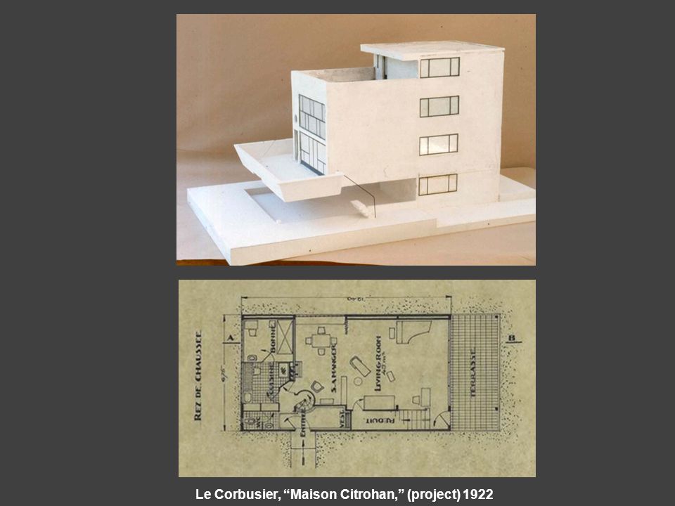 Le Corbusier, Maison Citrohan, (project) 1922