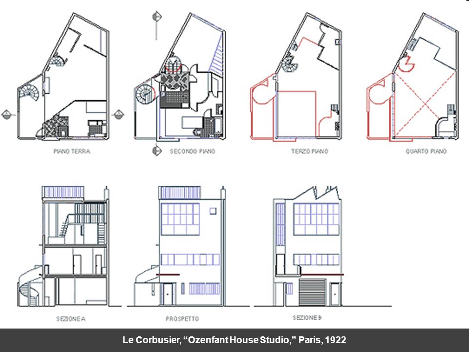 Le Corbusier, Ozenfant House Studio, Paris, 1922