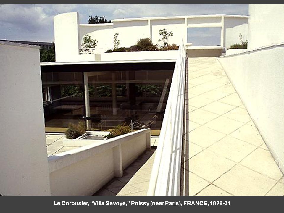 Le Corbusier, Villa Savoye, Poissy (near Paris), FRANCE,