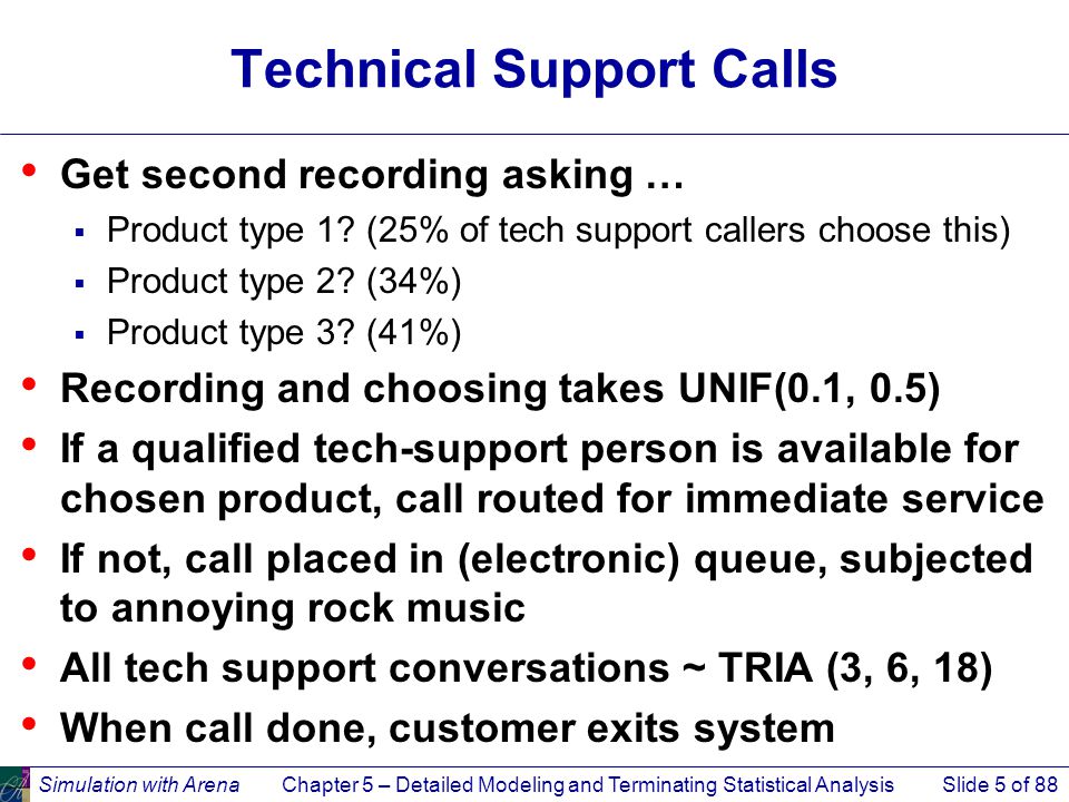 Technical Support Calls