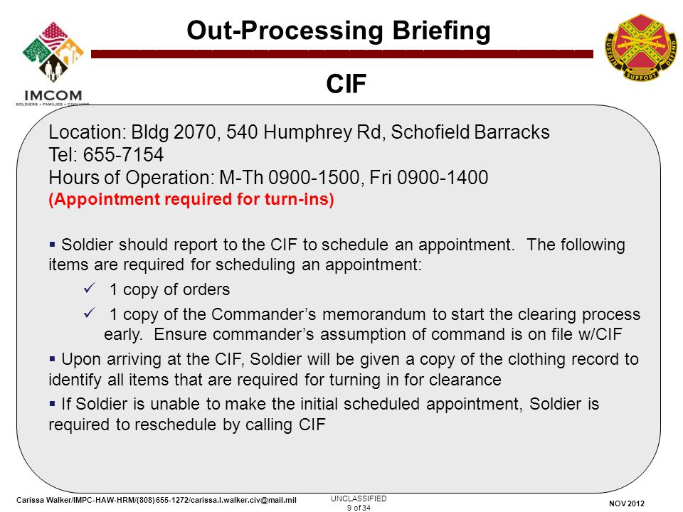 In Out Processing Iop Section Out Processing Briefing Ppt Download