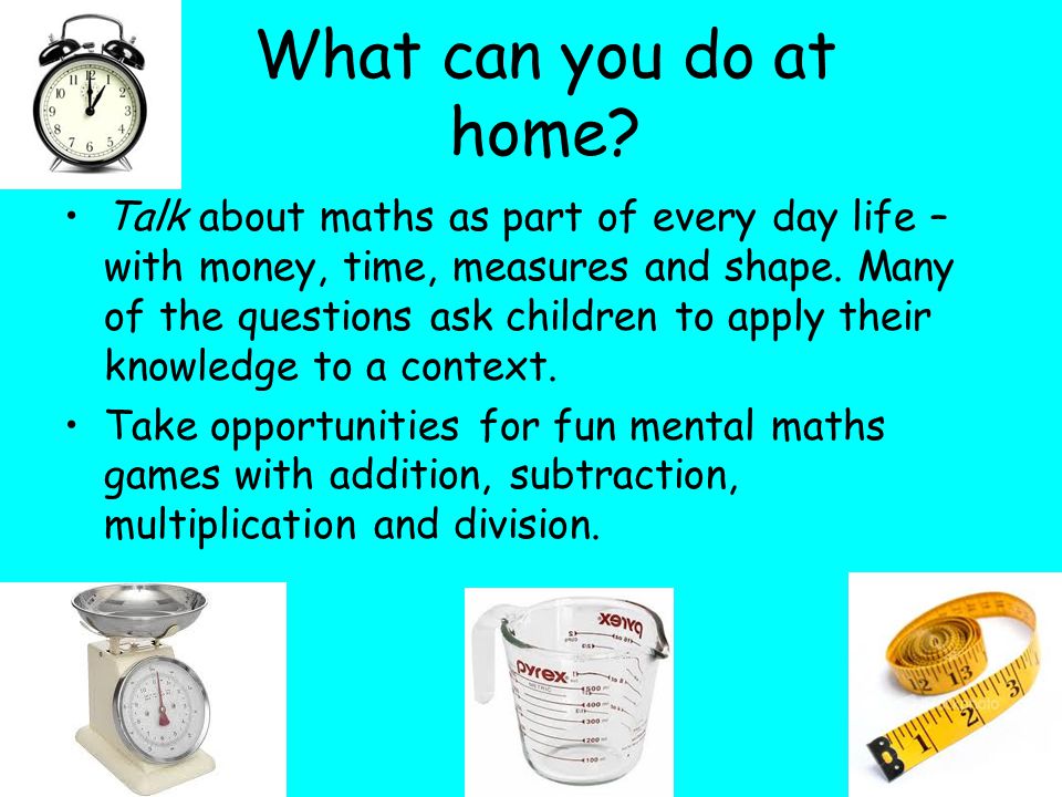 What can you do at home