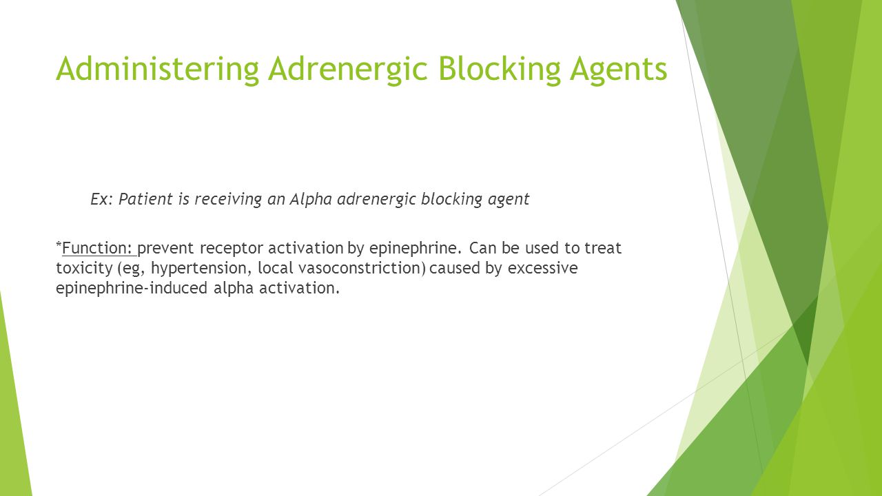 Adrenergic Adrenergic Blocking Agents Ppt Video Online Download