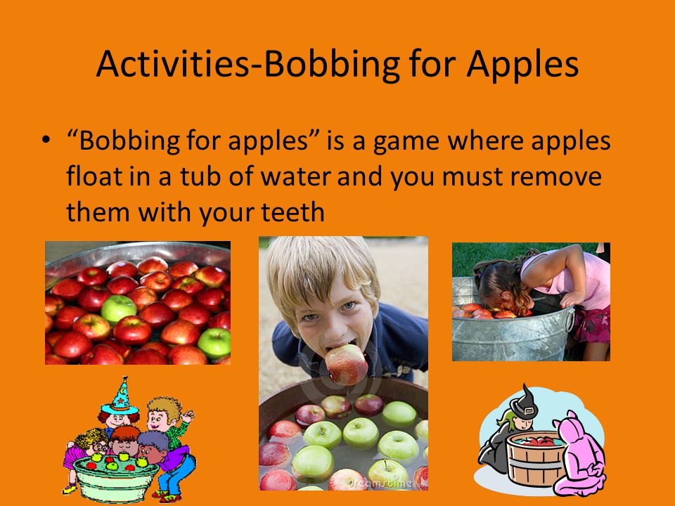 Activities-Bobbing for Apples