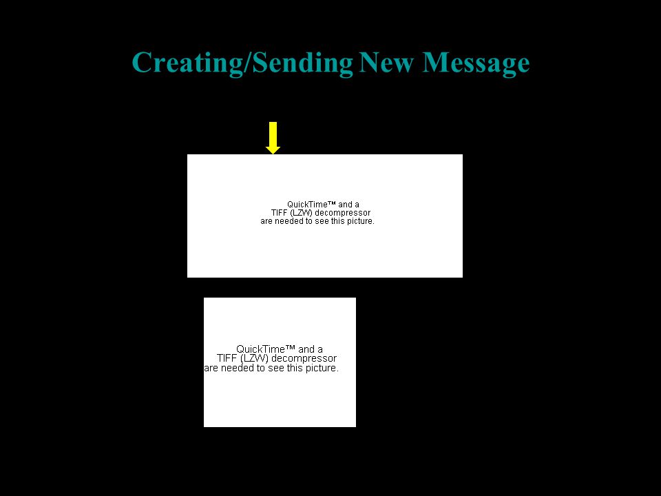 Creating/Sending New Message