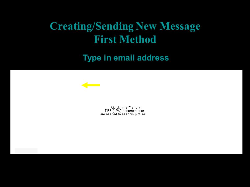 Creating/Sending New Message First Method