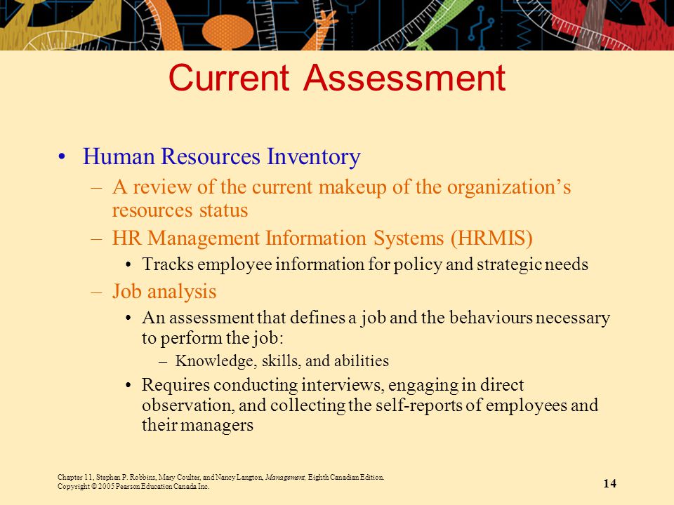 Current Assessment Human Resources Inventory
