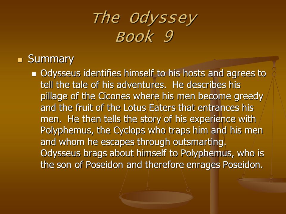 The Odyssey -Homer. - ppt video online download