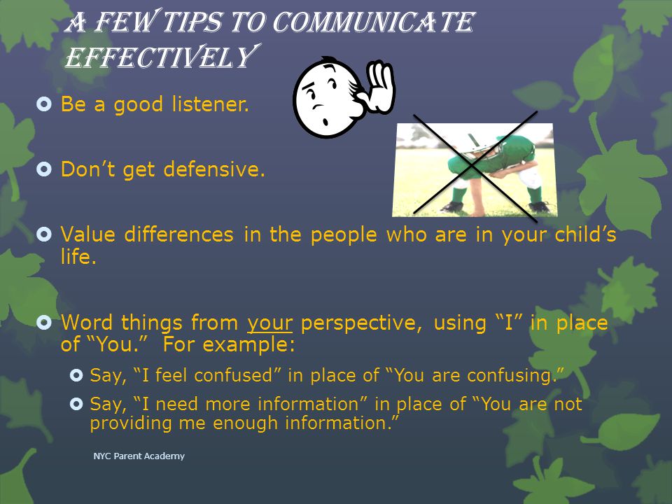 A Few Tips to Communicate Effectively