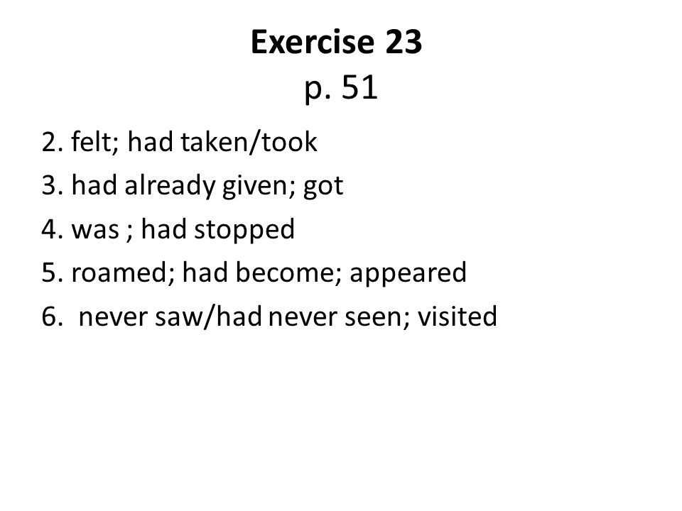 Exercise 23 p. 51