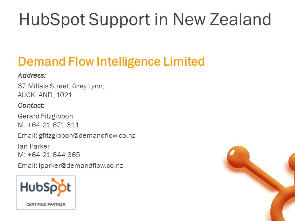 HubSpot Support in New Zealand