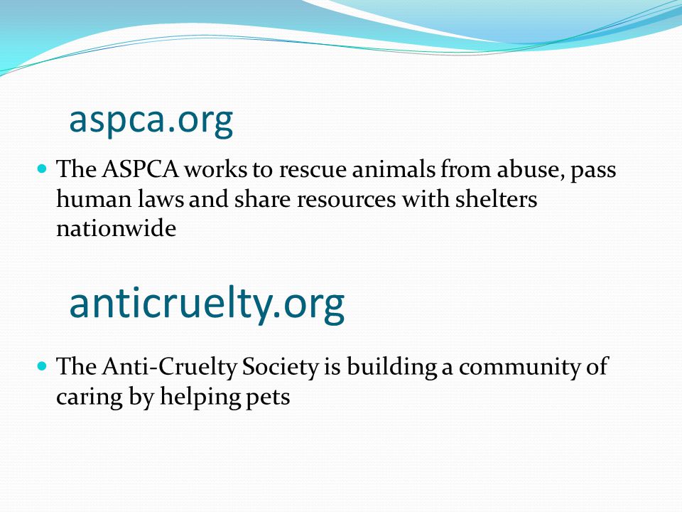 anticruelty.org aspca.org‎