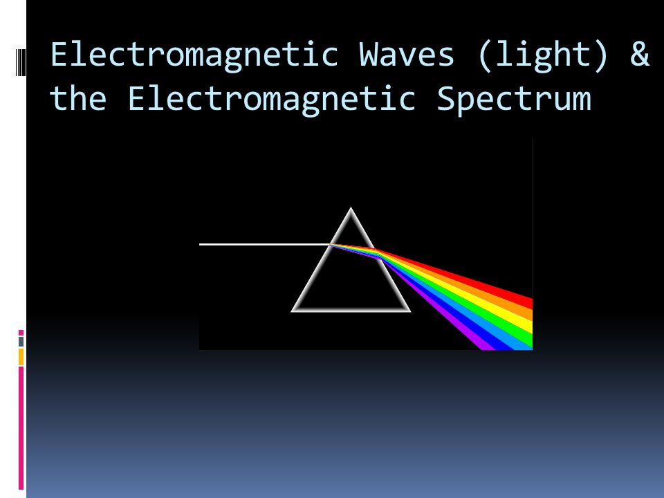 Electromagnetic Waves (light) & the Electromagnetic Spectrum