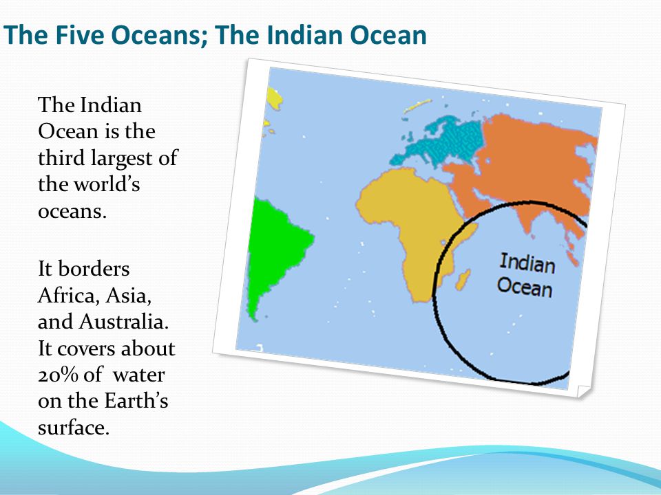 The Five Oceans; The Indian Ocean