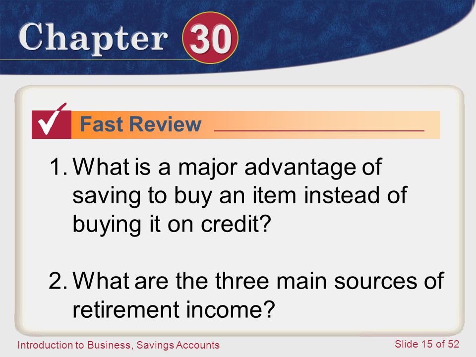 What are the three main sources of retirement income