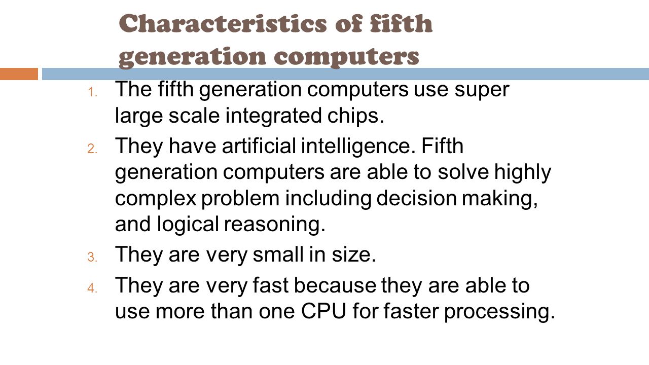 difference between 4th and 5th generation computer difference between 4th and 5th generation computer
