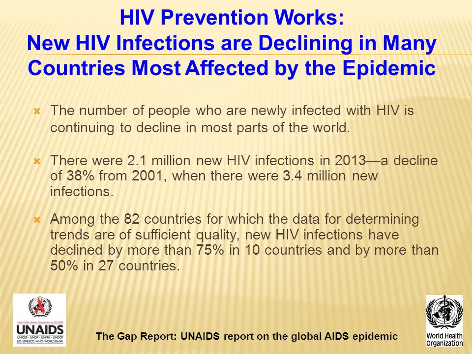HIV Prevention Works: New HIV Infections are Declining in Many Countries Most Affected by the Epidemic