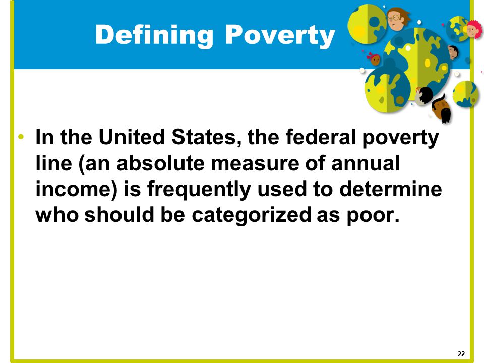 Defining Poverty