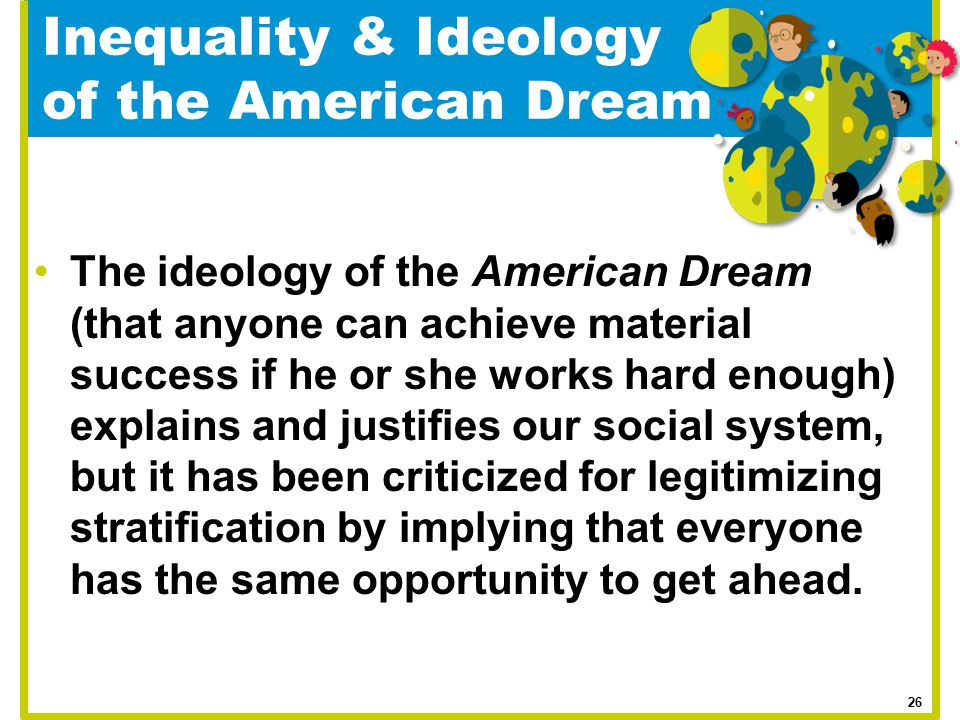 Inequality & Ideology of the American Dream