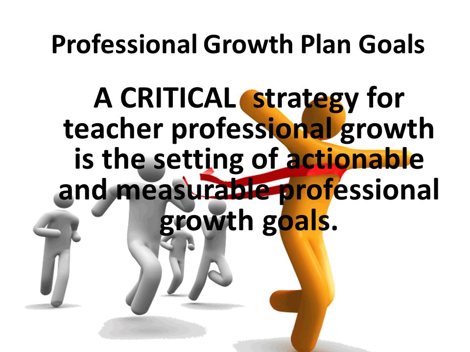 Professional Growth Plan Goals