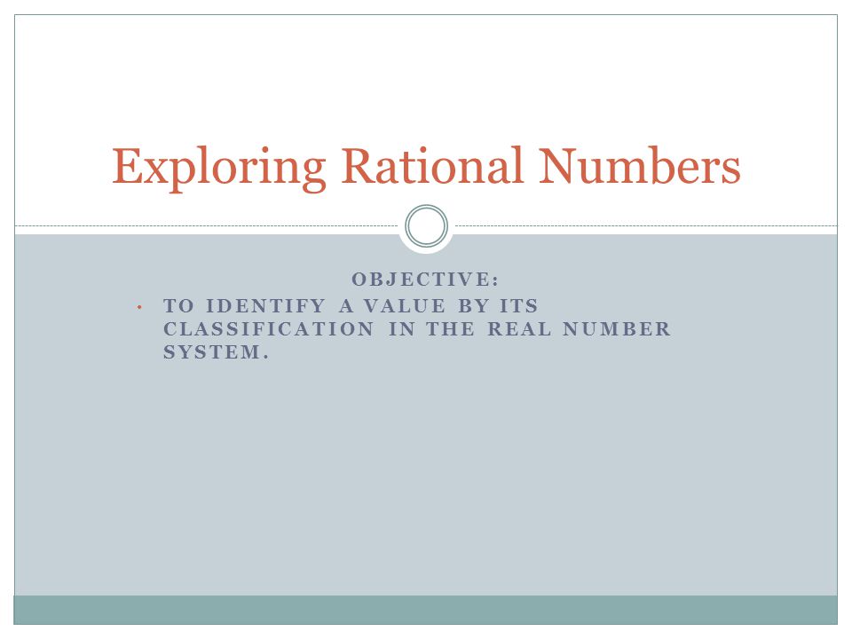 Exploring Rational Numbers