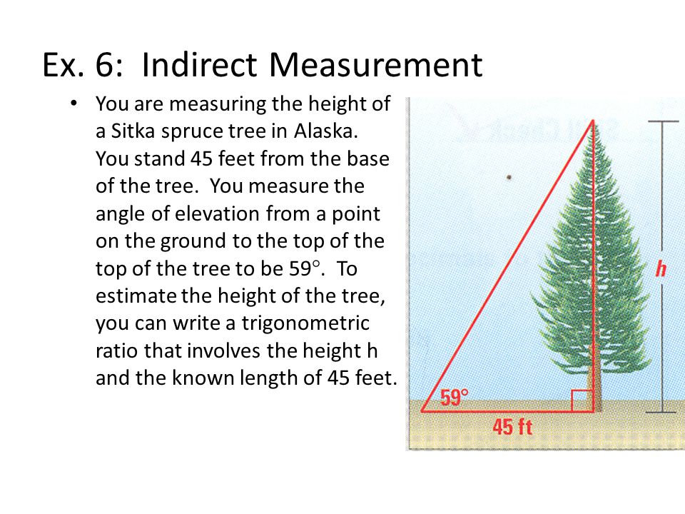 Ex. 6: Indirect Measurement