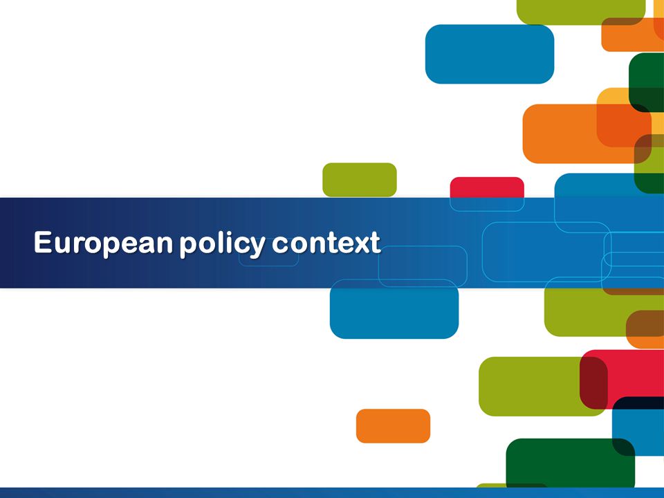 European policy context