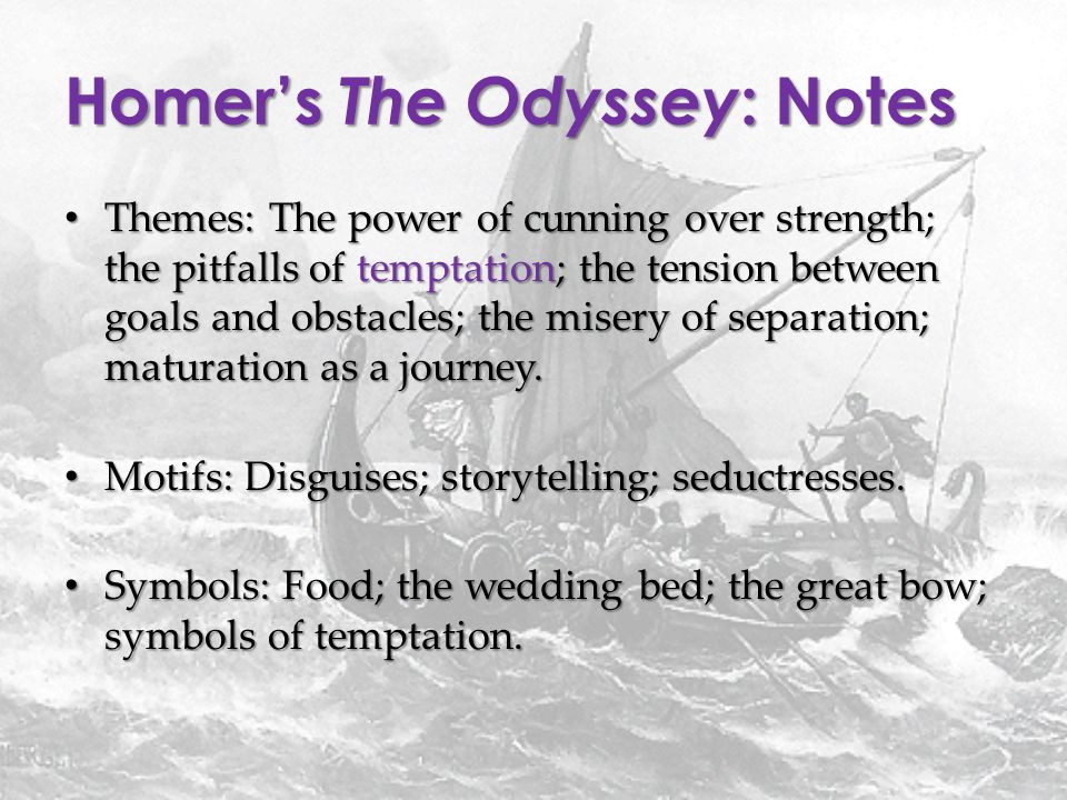 temptation in the odyssey