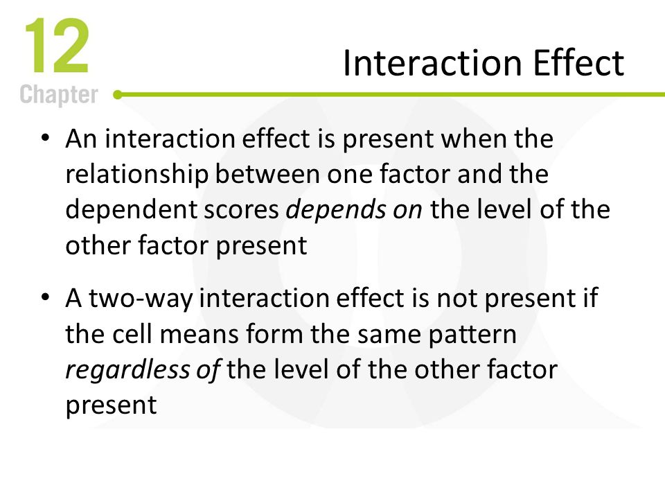 Interaction Effect