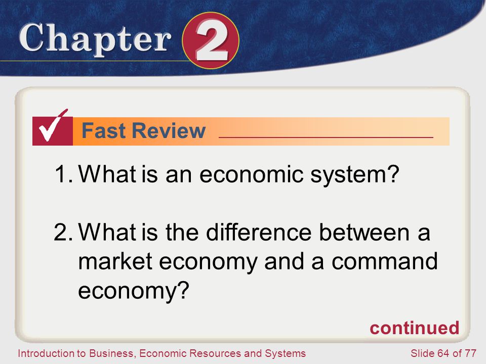 What is an economic system
