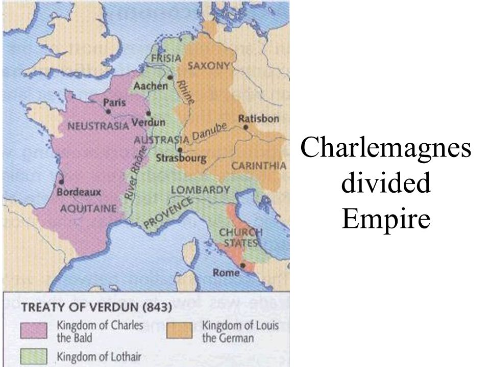 Charlemagnes divided Empire