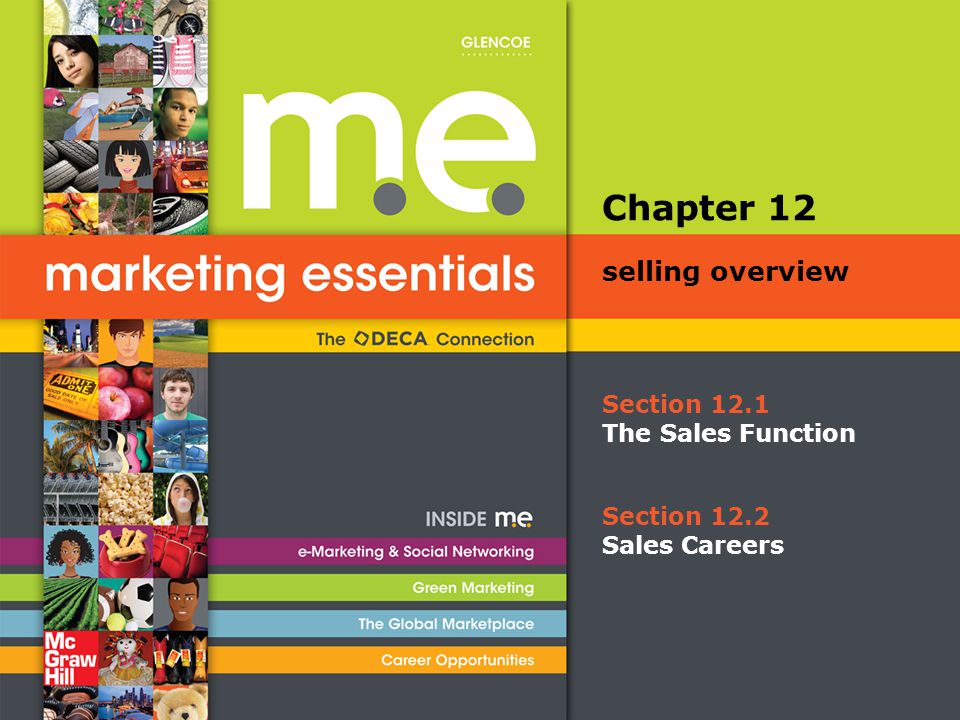 Chapter 12 selling overview Section 12.1 The Sales Function