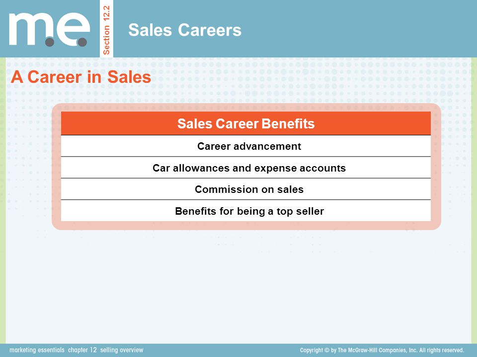 Car allowances and expense accounts Benefits for being a top seller