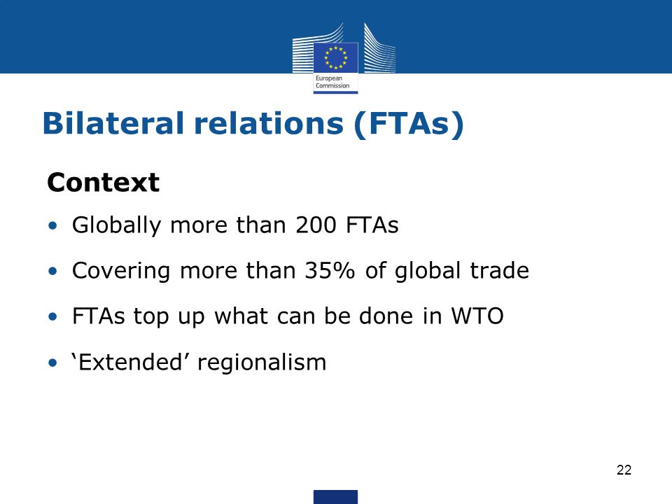 Bilateral relations (FTAs)