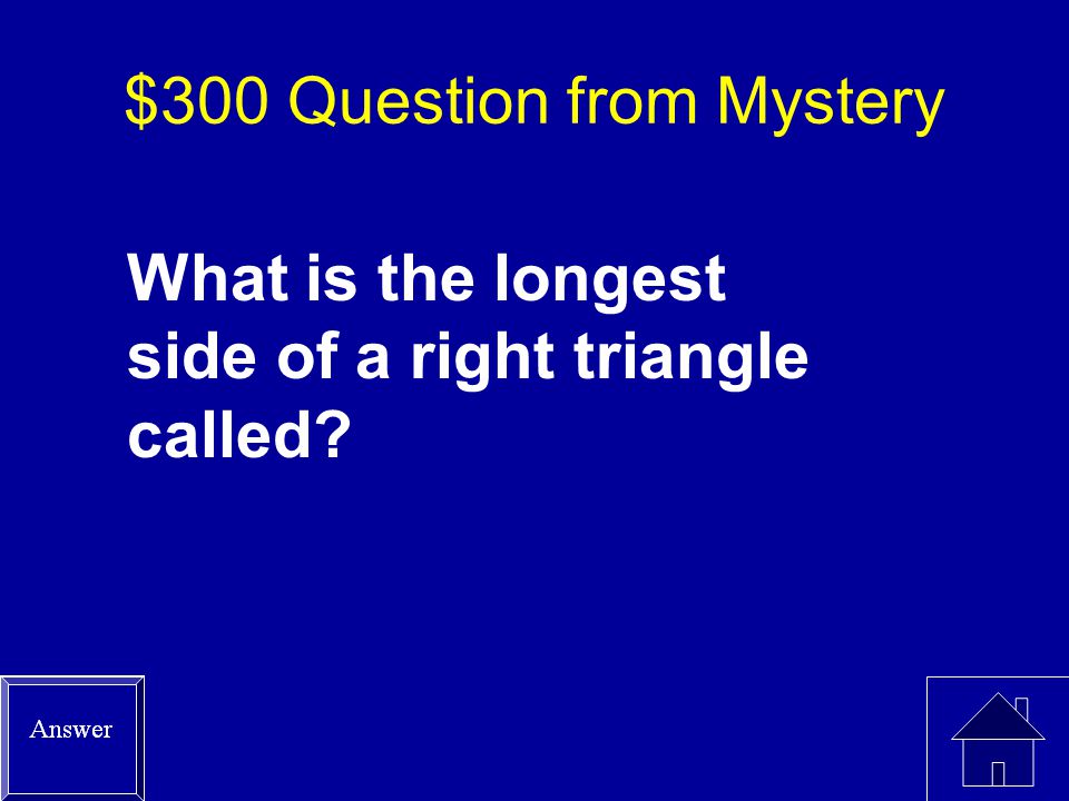 $300 Question from Mystery