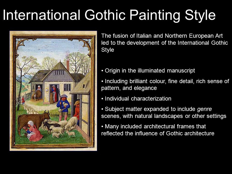 international gothic art