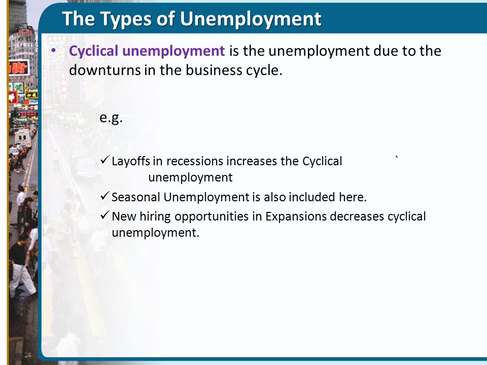 The Types of Unemployment