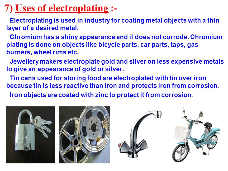 10 uses of electroplating