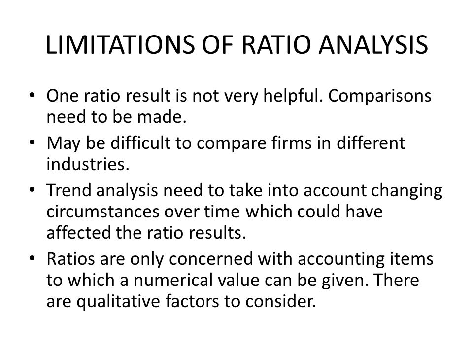 What is Ratio Analysis? Meaning, Users, Limitations & Advantages