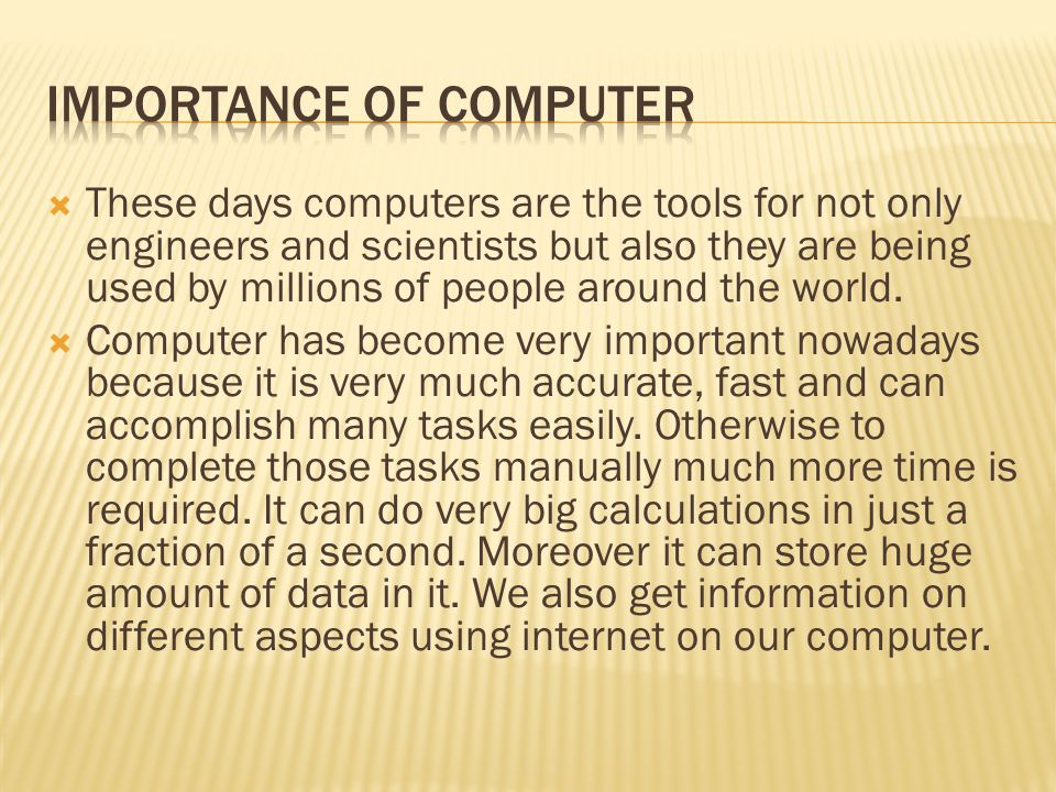 Computer Technology