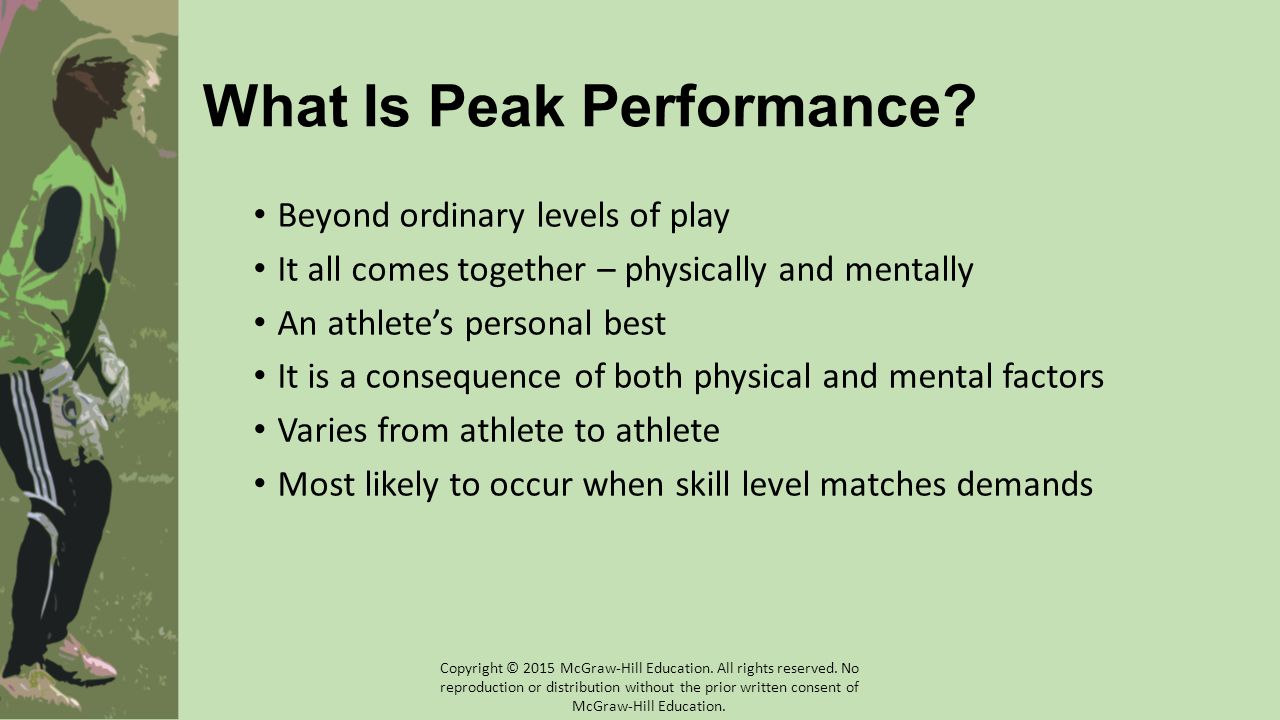 Psychological Characteristics of Peak Performance - ppt video online  download