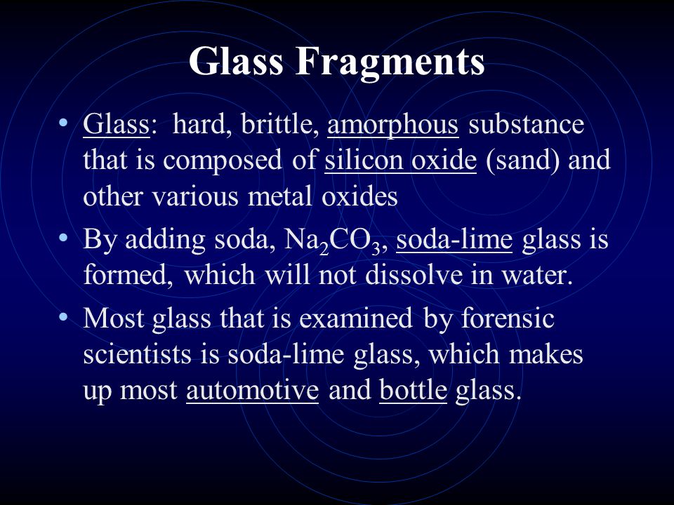 Physical Properties Glass And Soil Ppt Download